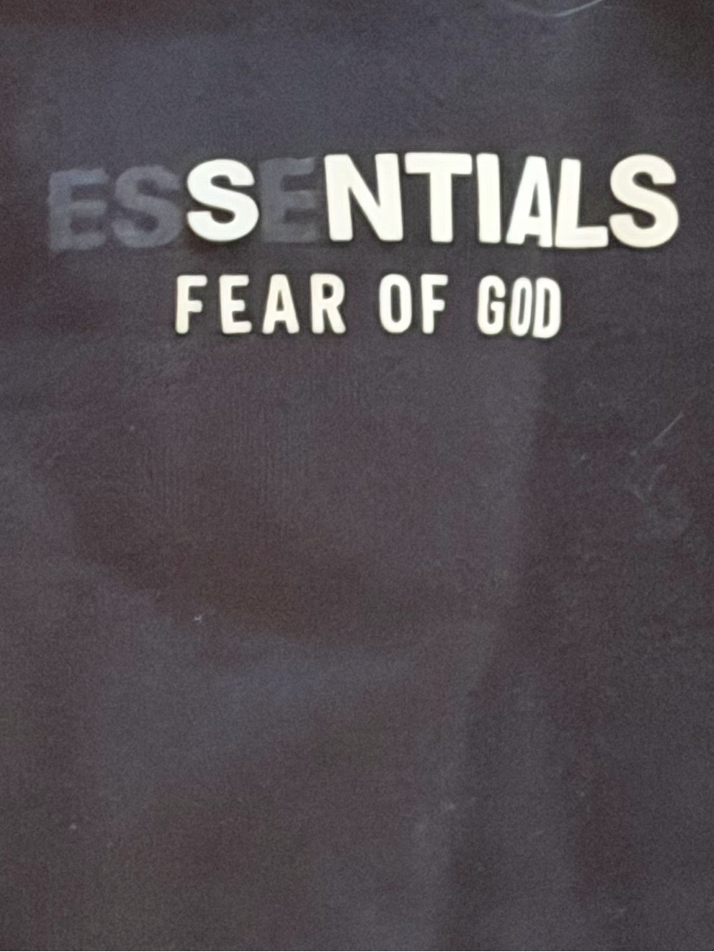 Fear of God ESSENTIALS Core Collection Jet Black Logo Sweatpants Joggers Small - Picture 6 of 11
